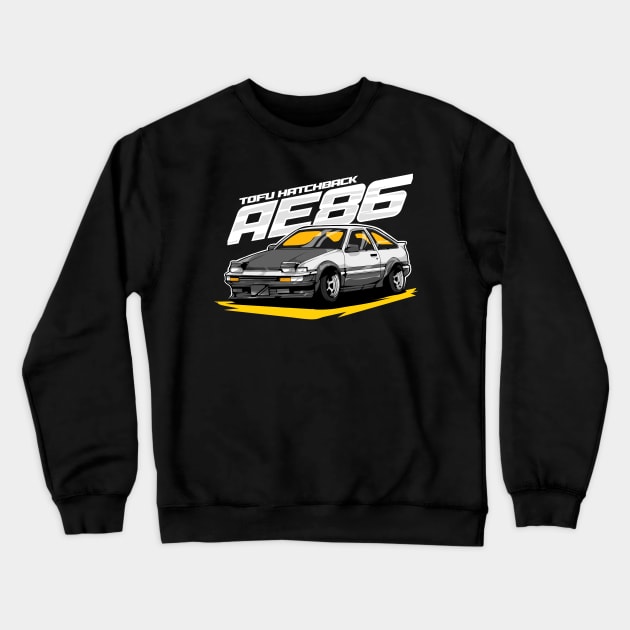 AE86 Initial D Tofu Hatchback Crewneck Sweatshirt by CFStore